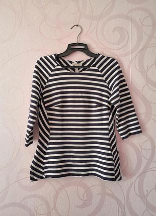 Трикотажный топ в полоску