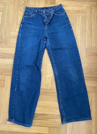 Широкие синие джинсы trendyol1 фото