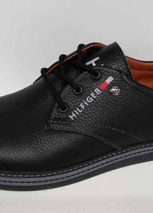 Hilfiger мужские кожаные ботинки туфли мужская обувь