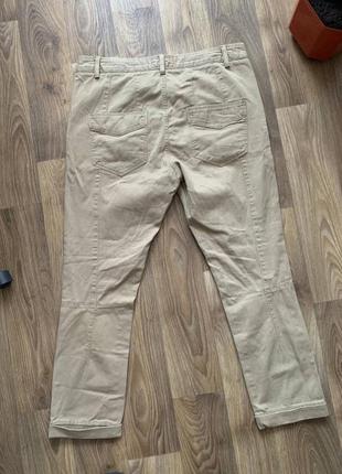 Лакшери джинсы алселинтс чино chino allsaints vintage beige japanese lux pants3 фото