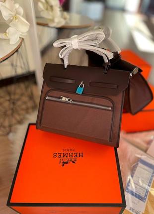 Сумка женская в стиле hermes premium brown