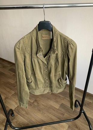 Джинсовка левис винтаж сша millitary jacket levis army vintage Ausa streetwear jean overshot