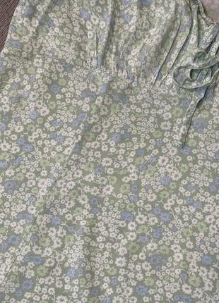 Женское платье цветочное