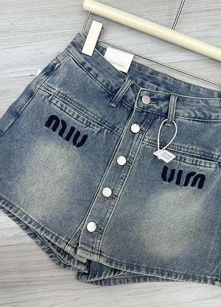Юбка шорти miu miu