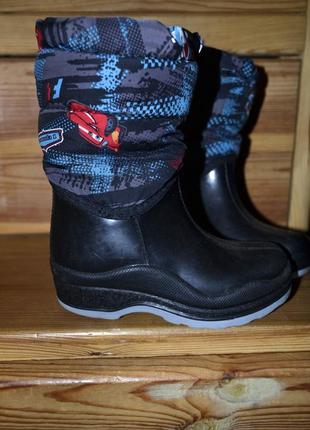 Сапожки резиновые, отепленные