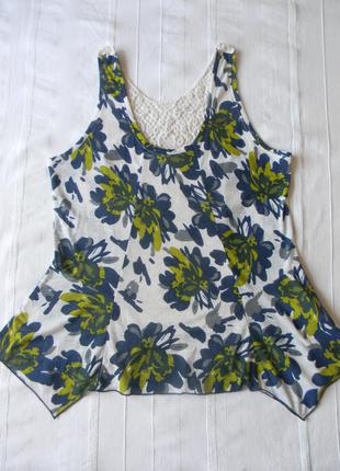 Майка с ажурной спинкой per una р.16