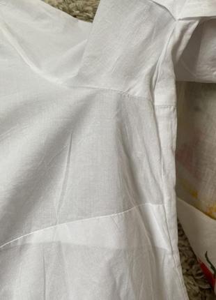Базовая белая хлопковая нежная рубашка с коротким рукавом,германия,р.18-225 фото