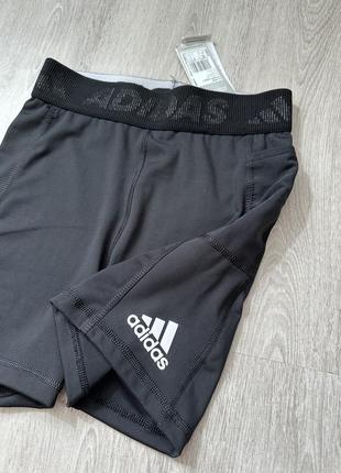 Новые спортивные шорты adidas черные7 фото