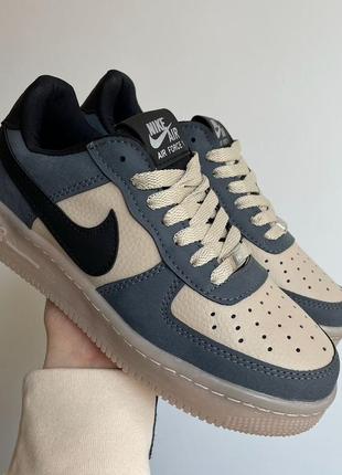 Жіночі кросівки найк аір форс лоу / nike air force low dark blue3 фото