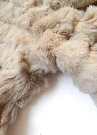 ⛔ ✅жилетка натуральный мех шиншилловый кролик и песец6 фото
