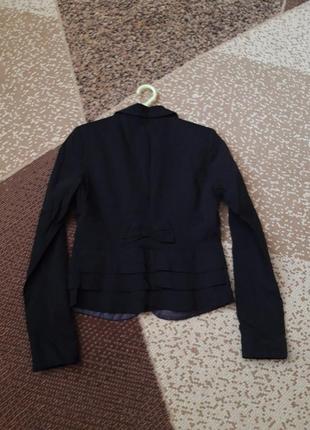 Пиджак черный для офиса, школы /піджак для офісу, школи2 фото