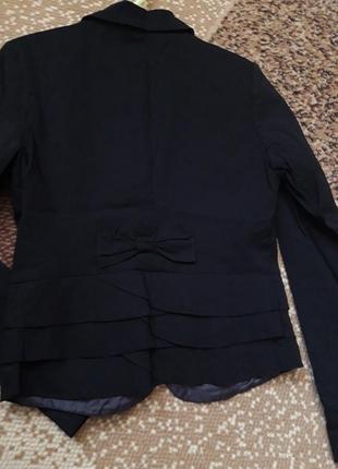 Пиджак черный для офиса, школы /піджак для офісу, школи3 фото