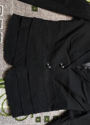 Пиджак черный для офиса, школы /піджак для офісу, школи4 фото
