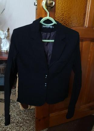 Пиджак черный для офиса, школы /піджак для офісу, школи5 фото