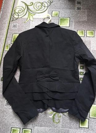 Пиджак черный для офиса, школы /піджак для офісу, школи9 фото