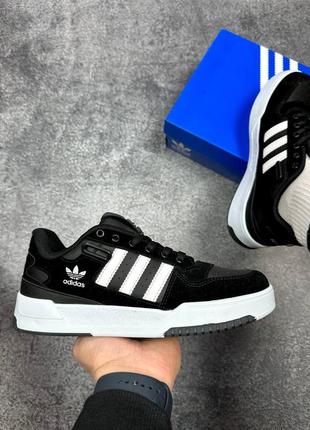 Оригінальні чоловічі кросівки adidas forum low black 40-44р.3 фото