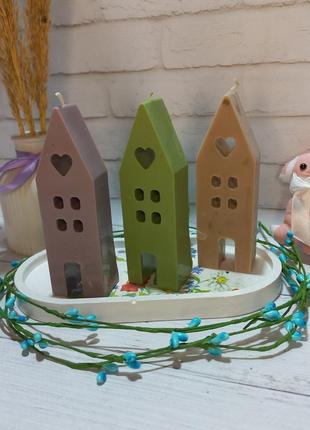Пасхальні кролики, ангелики.пасхальний декор.свічки на великдень.подарунки на великдень.
