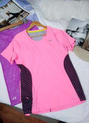 Розовая спортивная футболка размер хл 50 under armour2 фото