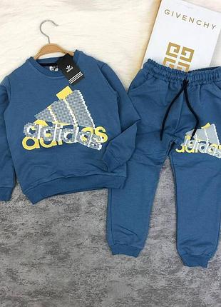 Детский спортивный костюм adidas турция на мальчика 3/4, 4/5, 5/6, 7/8, 11/12 лет