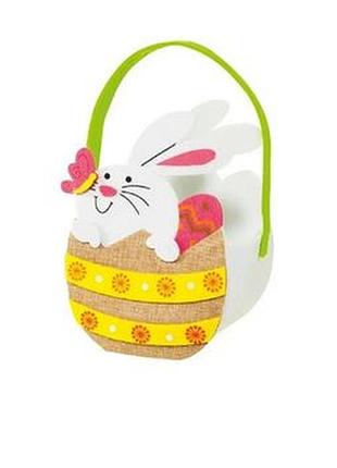 Корзина декоративная пасхальная  зайка melinera
