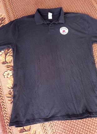 ‼️скидка!!️мужская одежда/ футболка поло батал черная 🖤 58/60 размер, пог 64 см, коттон3 фото