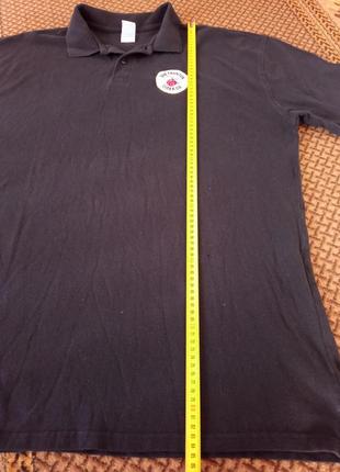 ‼️скидка!!️мужская одежда/ футболка поло батал черная 🖤 58/60 размер, пог 64 см, коттон5 фото