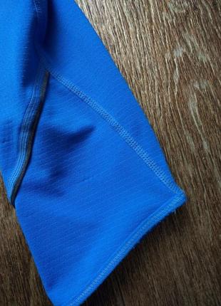 Синее мужское спортивное термо рашгард олимпийка худи свитшот футболка nike pro combat размер s10 фото