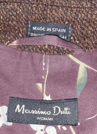 Брендовий стильний піджак жакет р.36 від  massimo dutti made in spain4 фото