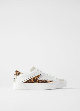 Кеди кросівки zara оригінал леопард