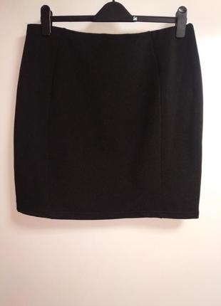 Базовая юбка резинка в рубчик 16/50-52 размера4 фото