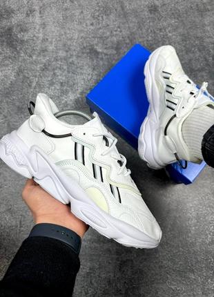 Оригинальные мужские кроссовки adidas ozweego white 41-46р.