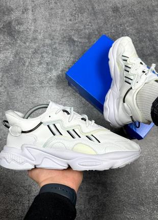 Оригинальные мужские кроссовки adidas ozweego white 41-46р.4 фото