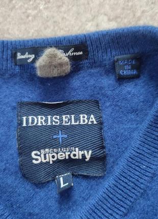 Кофта idris elba superdry. 100%кашемир3 фото