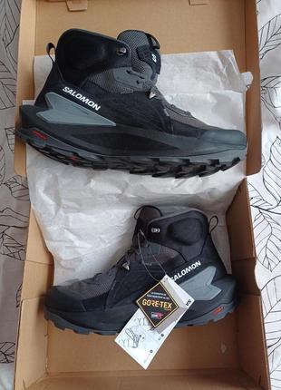 Ботинки кожаные (замша) gore-tex salomon elixir mid975x(легкие, удобные) для стопы-30см10 фото