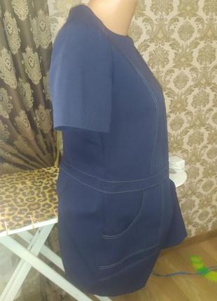 Платье джинсовое строгого покроя, размер л- хл5 фото