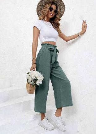 Штани жіночі муслін2 фото