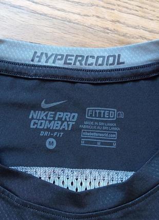 Мужская компрессионная футболка nike pro combat hypercool5 фото