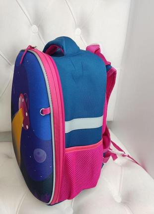 Рюкзак для девочки школьный сумка портфель с каркасом космос3 фото