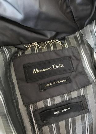 Длинный пуховик пальто massimo dutti4 фото