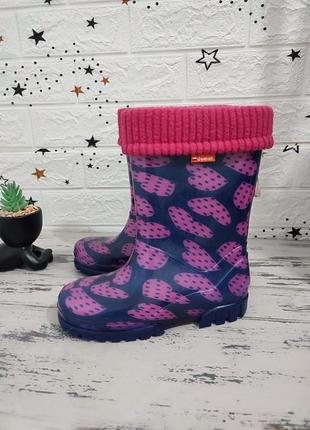 Резинки резиновые сапожки демар для девочки demar резиночки р.24-34