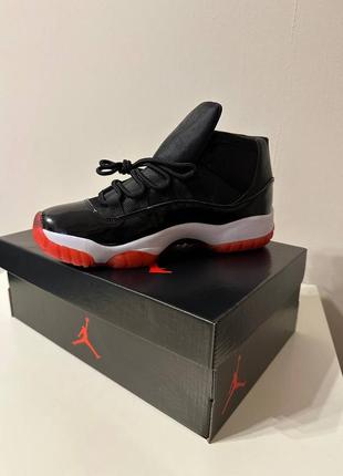 Кросівки чоловічі air jordan 11 retro playoffs ейр джордан ретро черные 11 j-10064 фото