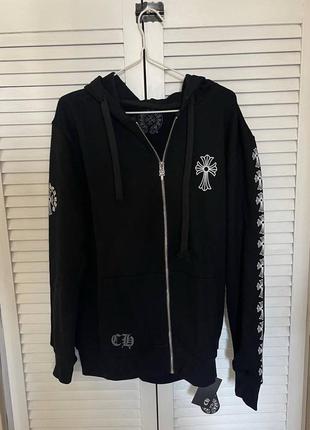 Chrome hearts zip up  size: s (oversize)