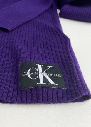 Шерстяной гольф в рубчик calvin klein jeans оригинал кофта2 фото