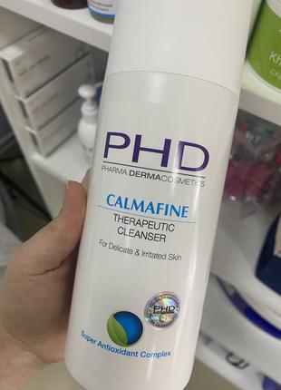 Очищающий гель-крем для чувствительной кожи phd calmafine therapeutic cleanser