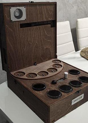 Наливатор алкоголю з музикою на 6 чарок з друком