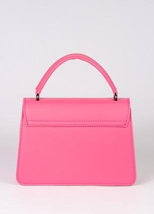 Женская сумка розовая сумка розовый клатч мини сумка мини клатч сумочка через плечо4 фото