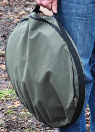 Чохол зелений (оксфорд)/сумка для сковороди з диска борони 40 см5 фото