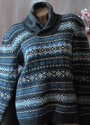 Теплый шерстяной свитер/h&amp;m1 фото