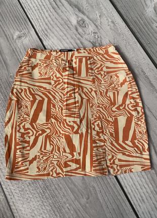 Юбка юбка мини с шортиками тренд бренд y2k1 фото