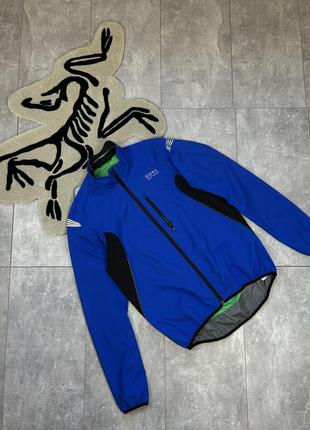 Мужская беговая ветровка gore bike wear goretex куртка для бега  rab arcteryx haglofs mammut marmot patagonia norrona berghaus the north face
